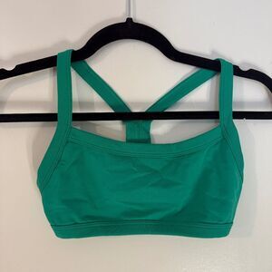 Colsie Green Racerback Sports Bra